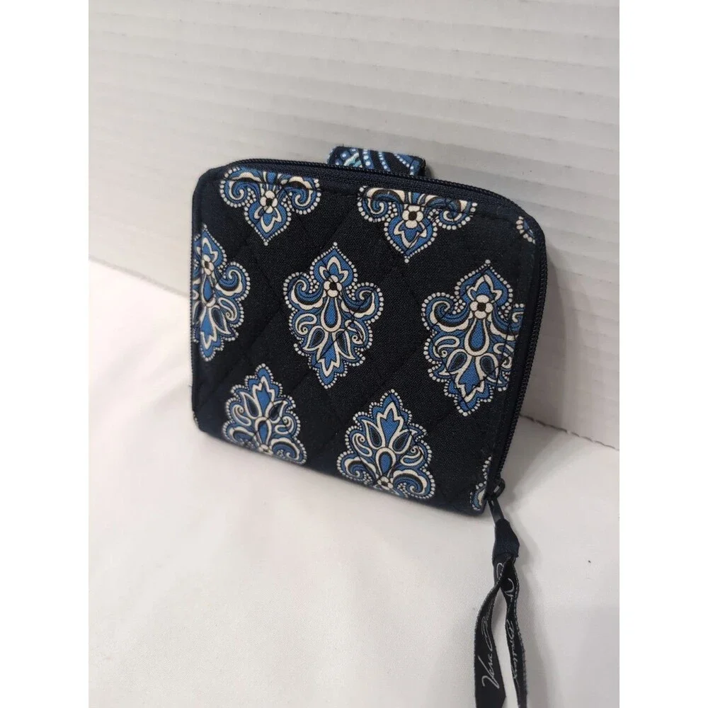 VERA BRADLEY MINI ZIP WALLET ZIPPERED POCKET TRAVEL/ORGANIZER CALYPSO   RETIRED